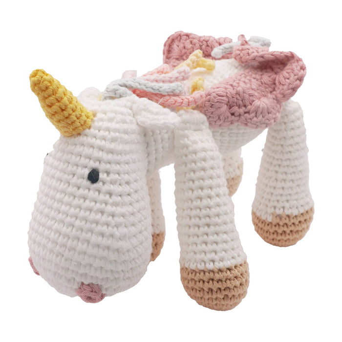 Handmade Crochet Doll: Unicorn