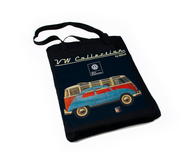 VW T1 BUS & BEETLE PROMOTIONAL SHOPPING BAG - BLACK