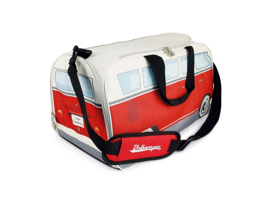 VW Bus Gym Workout Yoga Weekender Travel Bag - RD/BG (S)