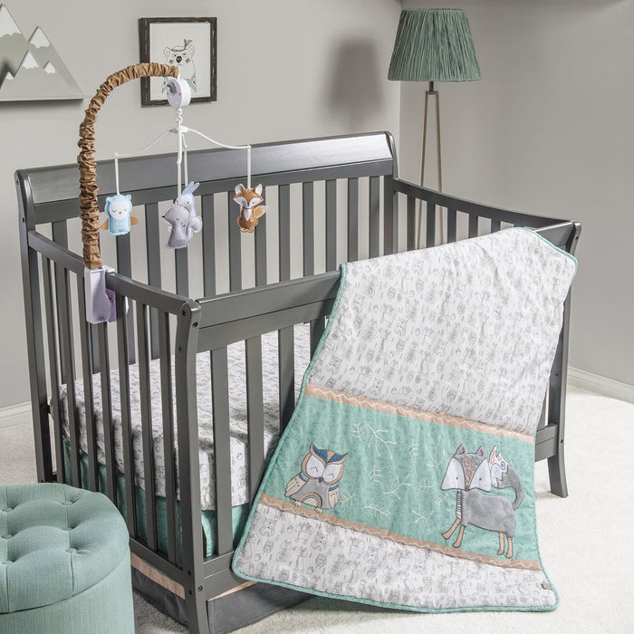 Trend Lab Sawyer 3 Piece Crib Bedding Set, Nursery