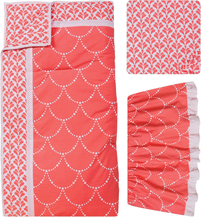 Trend Lab 3pc Crib Bedding Set - Shell