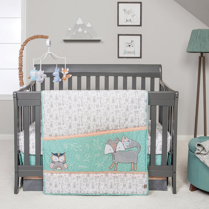 Trend Lab Sawyer 3 Piece Crib Bedding Set, Nursery