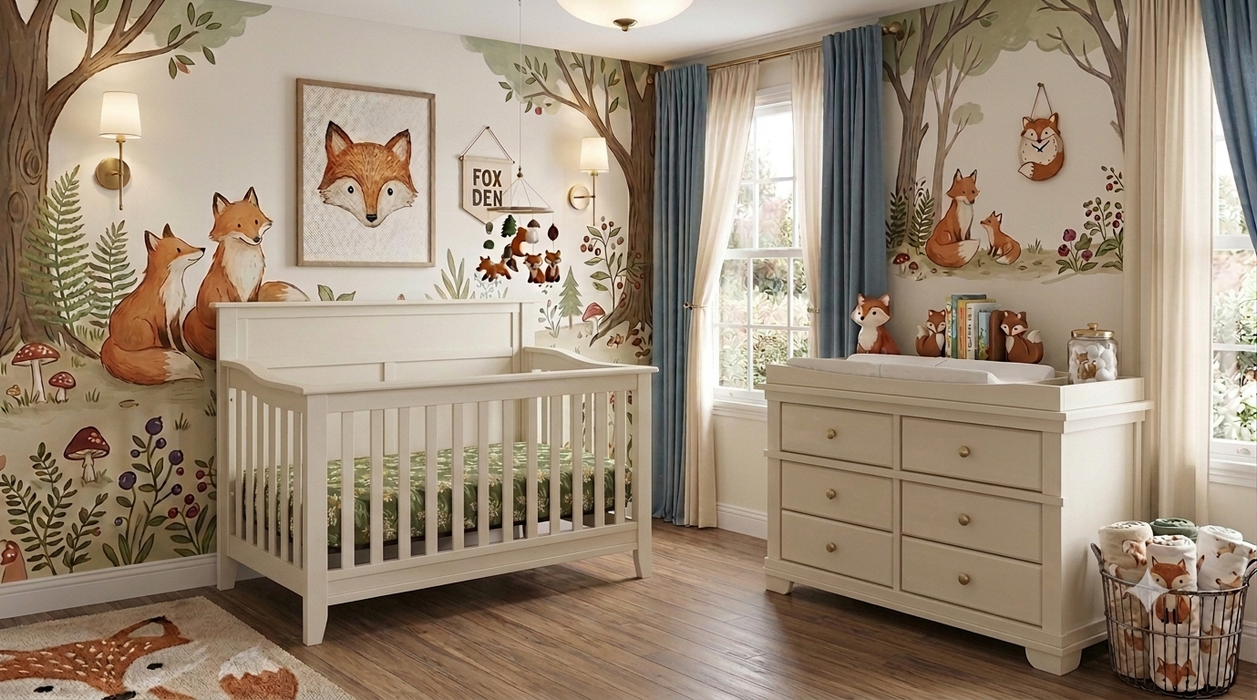 Pali Napoli Flat Top Crib Forever Crib