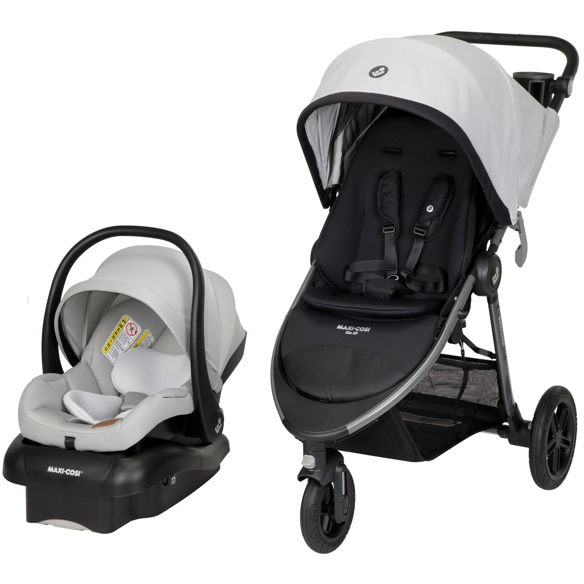 Maxi-Cosi Gia XP 3-Wheel Travel System - Midnight Black (US Model)