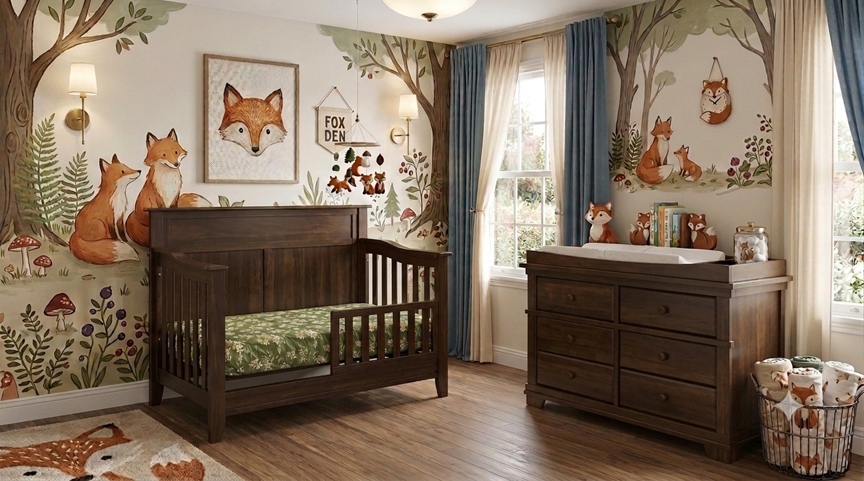 Pali Napoli Flat Top Crib Forever Crib