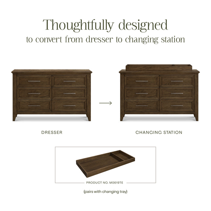 Monogram Barrow 6-Drawer Double Dresser