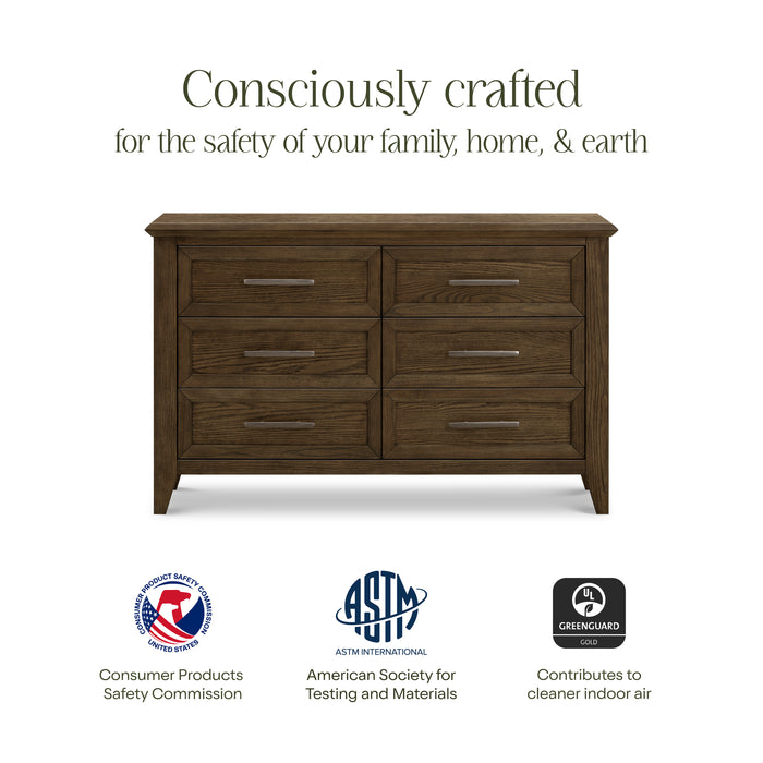 Monogram Barrow 6-Drawer Double Dresser