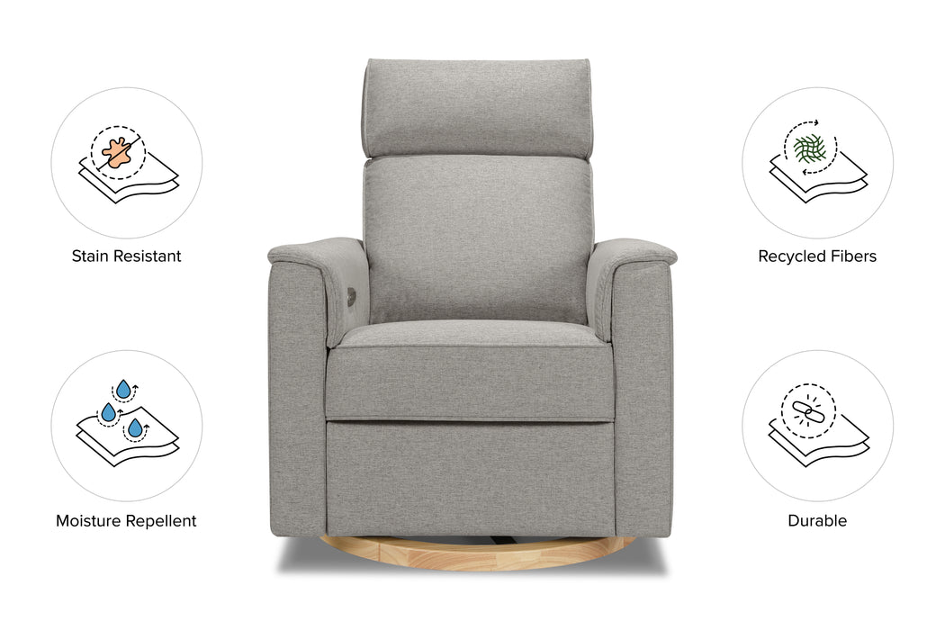 Monogram Willa Power Recliner w/ Adjustable Headrest & USB