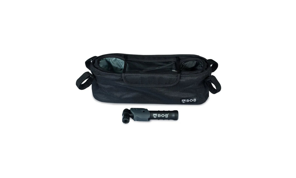 BOB Deluxe Handlebar Console with Tire Pump for Single Jogging Strollers