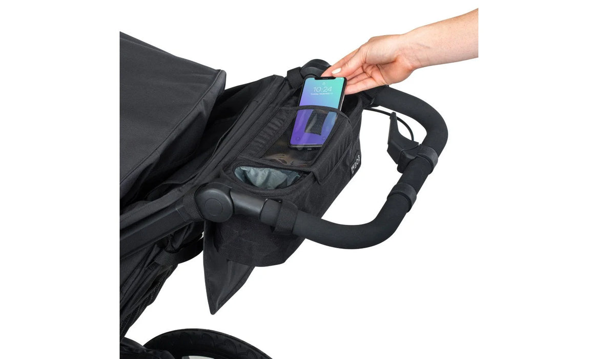 BOB Deluxe Handlebar Console with Tire Pump for Single Jogging Strollers