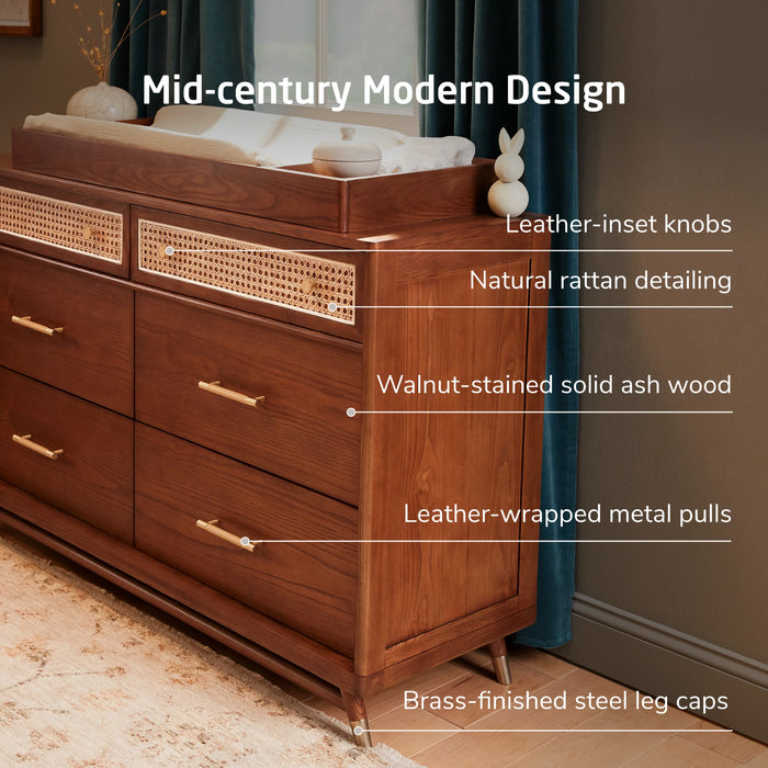 maxi cosi brown leather Maxi Cosi Everheart 6-Drawer Dresser