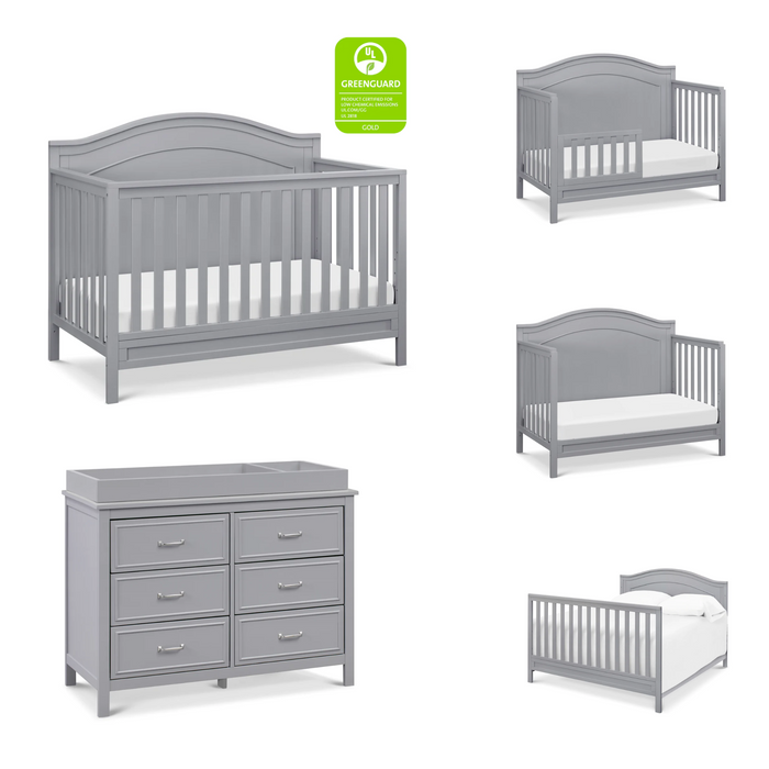 Davinci Charlie Nursery Set (Crib and Double Dresser)