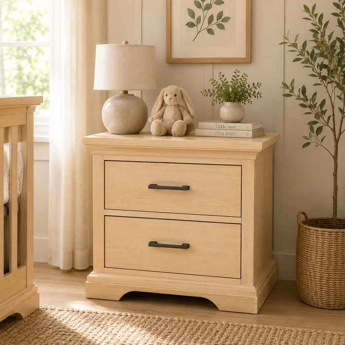 Pali Genova Nightstand in Sandstone