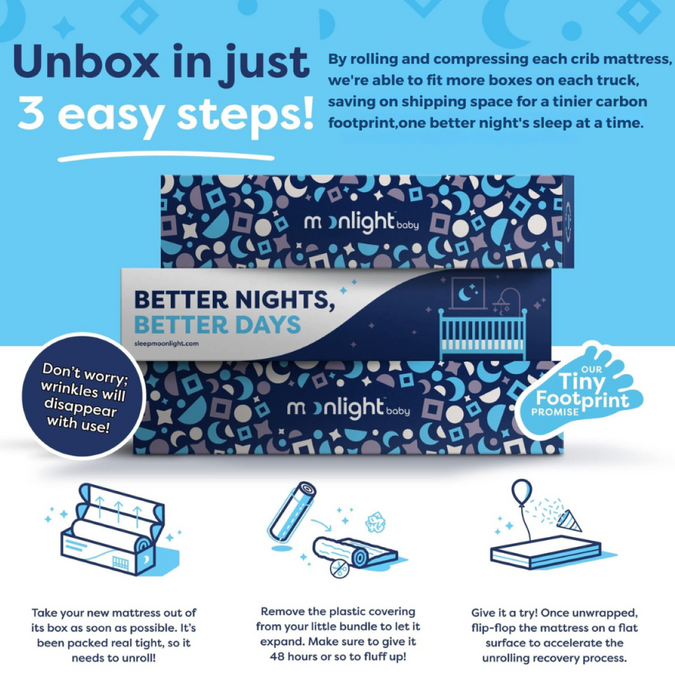 Moonlight Slumber Starlight Sleepwell Crib Mattress