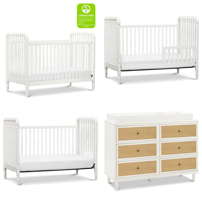 Namesake Liberty Collection Crib, Toddler Rail, and Double Dresser