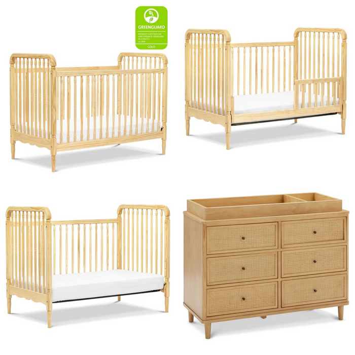 Namesake Liberty Collection Crib, Toddler Rail, and Double Dresser