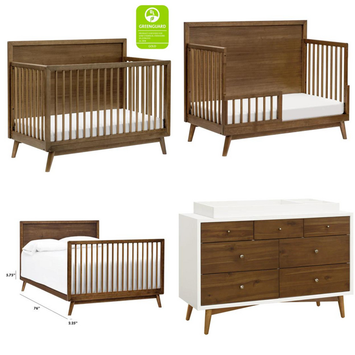 Convertible crib with dresser sales