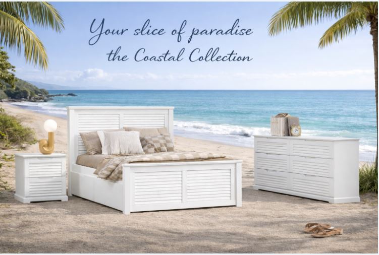 Innovations Cove Platform Bed in Pearl White