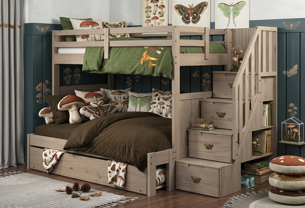Innovations Twin over Full Staircase Bunk