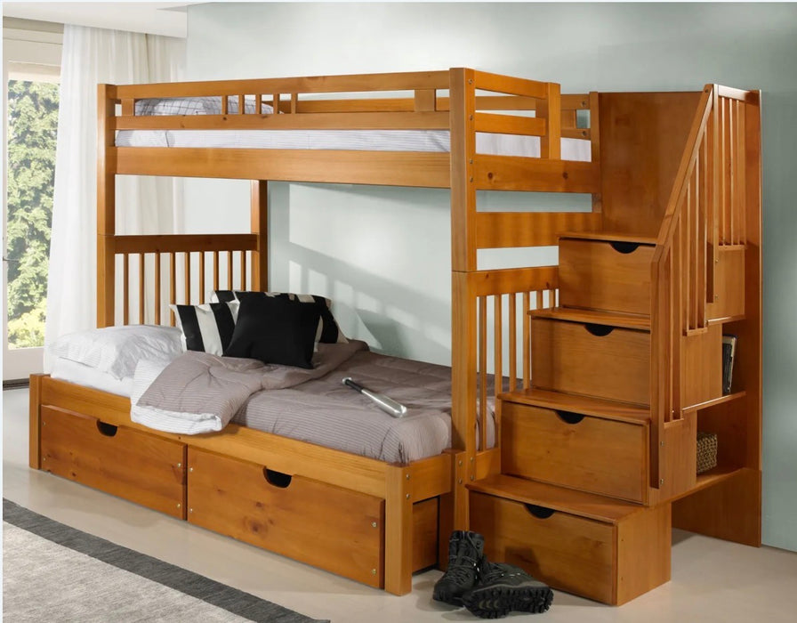 Innovations Twin over Full Staircase Bunk