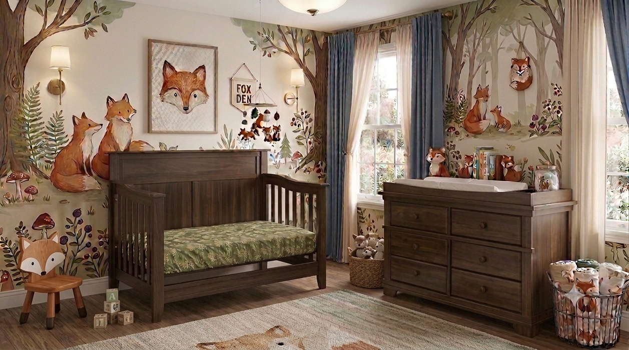 Pali Napoli Flat Top Crib Forever Crib