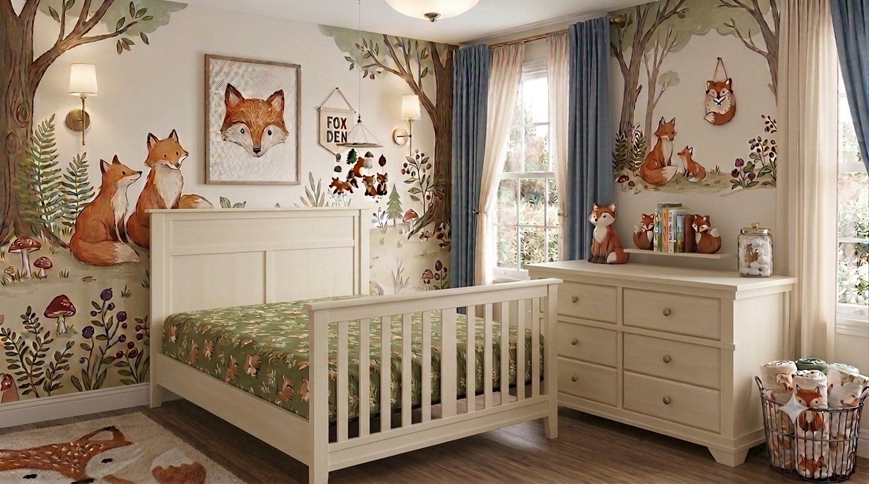 Pali Napoli Flat Top Crib Forever Crib