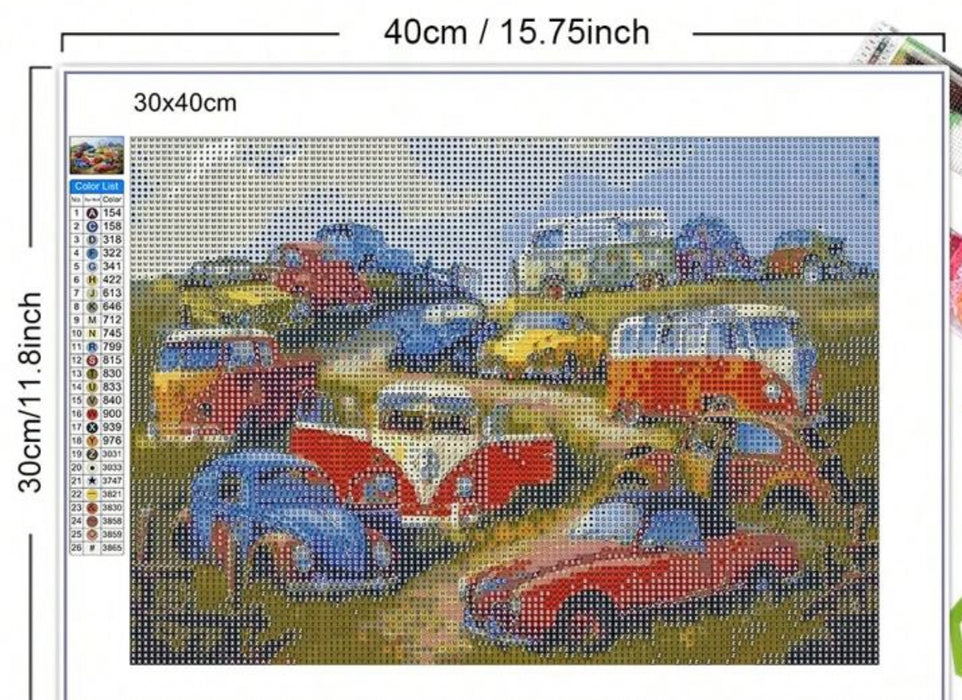 Diamond Dot VW Junk Yard