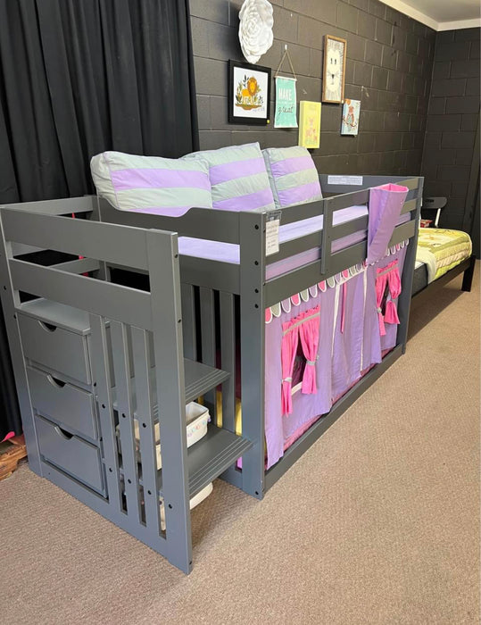 Clearance Canal House Low Stair Bunk Bed with Storage Drawers