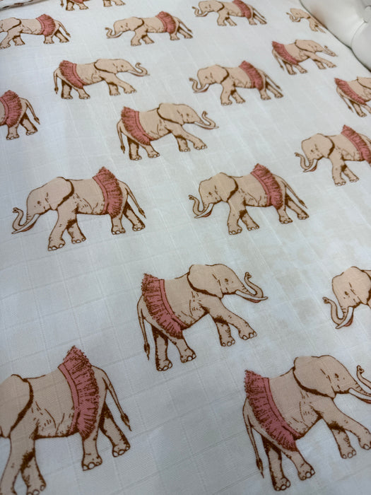 Milkbarn Bamboo Muslin Fitted Crib Sheet