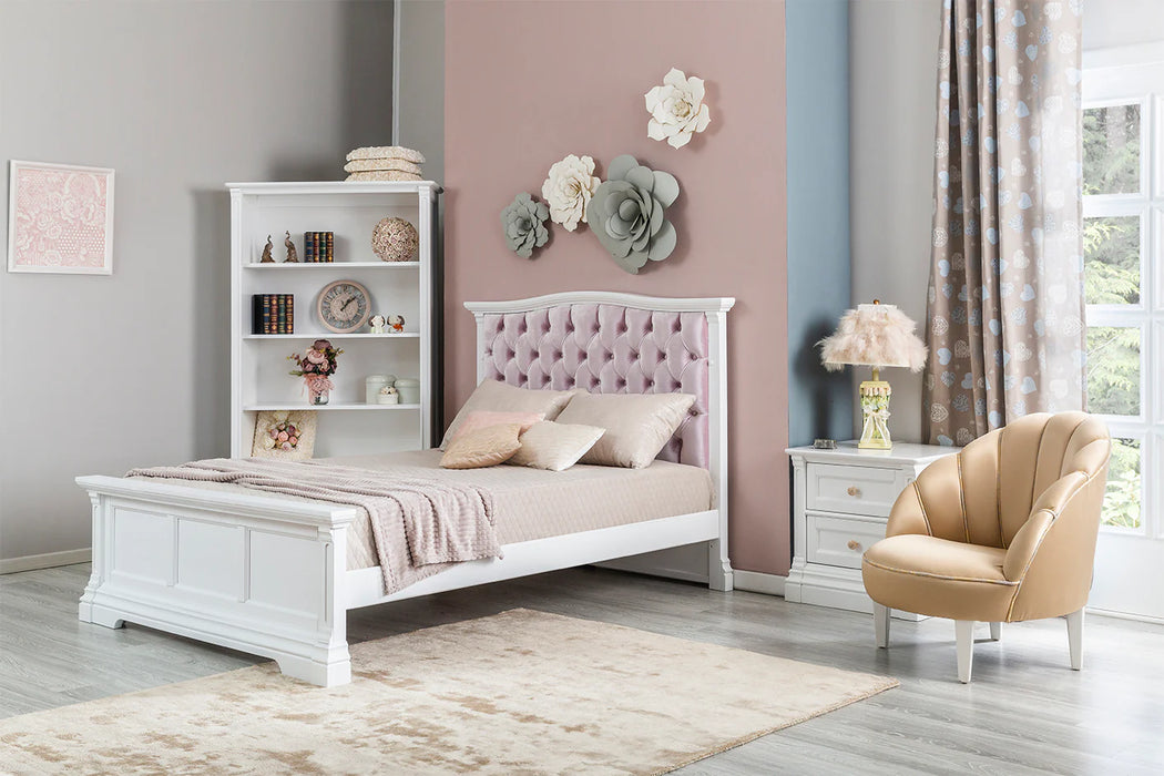 Romina Imperio Full Bed (Tufted Headboard)