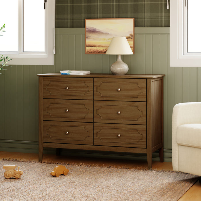 davinci dresser Chloe Regency 6 Drawer Dresser DaVinci Color: White
