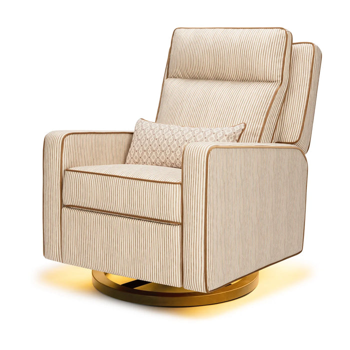 Babyletto Sigi Pro Power Recliner and Swivel Glider with Power Adjustable Headrest and Lumbar Support by Nate Berkus