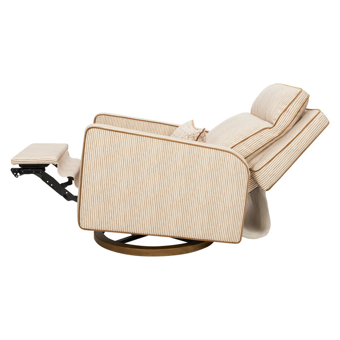 Babyletto Sigi Pro Power Recliner and Swivel Glider with Power Adjustable Headrest and Lumbar Support by Nate Berkus