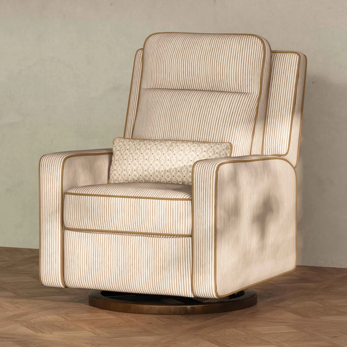 Babyletto Sigi Pro Power Recliner and Swivel Glider with Power Adjustable Headrest and Lumbar Support by Nate Berkus