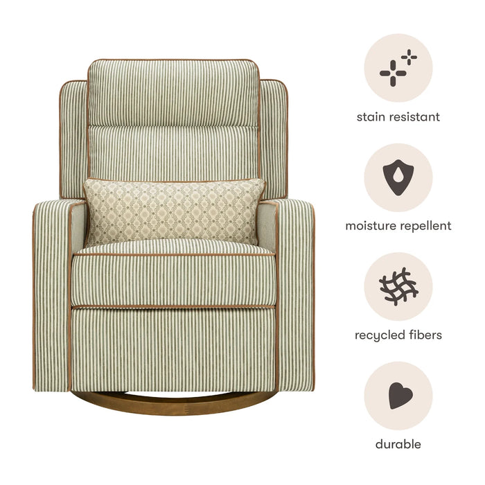 Babyletto Sigi Pro Power Recliner and Swivel Glider with Power Adjustable Headrest and Lumbar Support by Nate Berkus