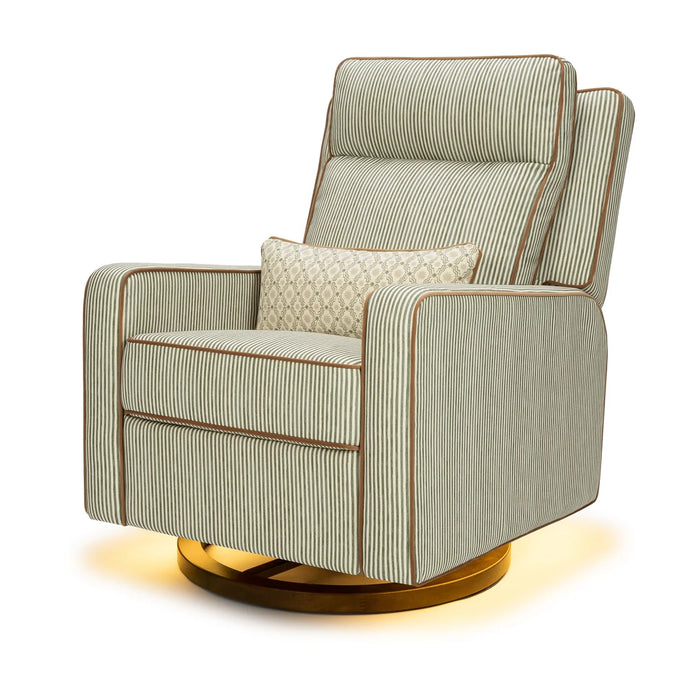 Babyletto Sigi Pro Power Recliner and Swivel Glider with Power Adjustable Headrest and Lumbar Support by Nate Berkus