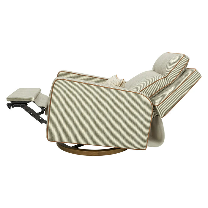 Babyletto Sigi Pro Power Recliner and Swivel Glider with Power Adjustable Headrest and Lumbar Support by Nate Berkus