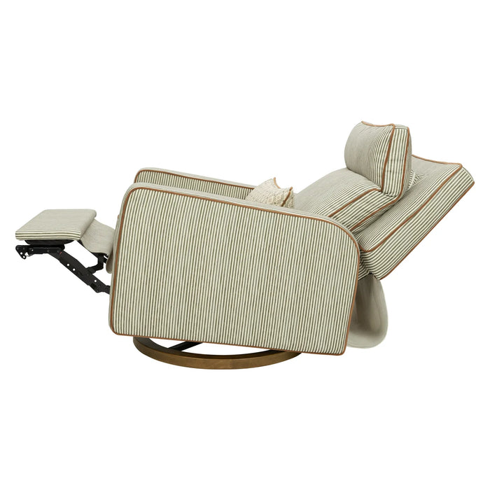 Babyletto Sigi Pro Power Recliner and Swivel Glider with Power Adjustable Headrest and Lumbar Support by Nate Berkus