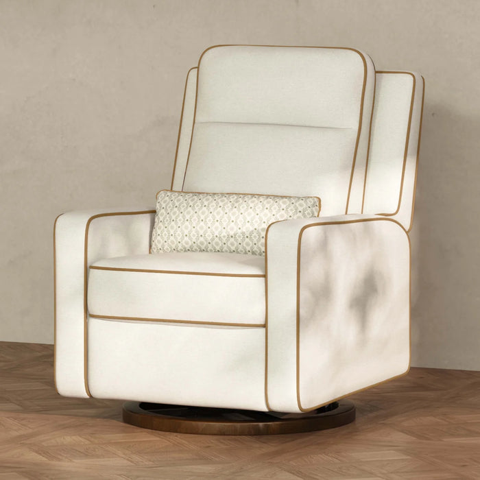 Babyletto Sigi Pro Power Recliner and Swivel Glider with Power Adjustable Headrest and Lumbar Support by Nate Berkus