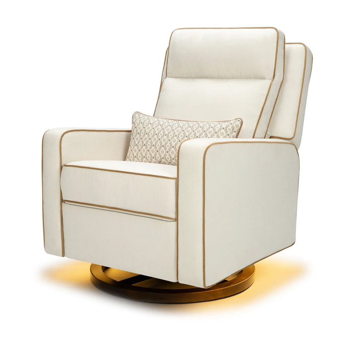 Babyletto Sigi Pro Power Recliner and Swivel Glider with Power Adjustable Headrest and Lumbar Support by Nate Berkus