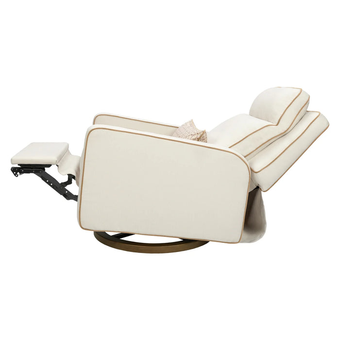 Babyletto Sigi Pro Power Recliner and Swivel Glider with Power Adjustable Headrest and Lumbar Support by Nate Berkus