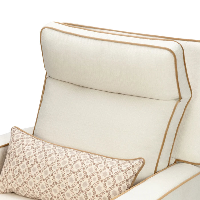 Babyletto Sigi Pro Power Recliner and Swivel Glider with Power Adjustable Headrest and Lumbar Support by Nate Berkus