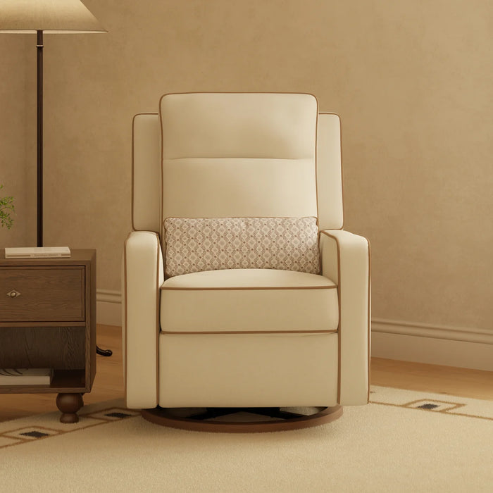 Babyletto Sigi Pro Power Recliner and Swivel Glider with Power Adjustable Headrest and Lumbar Support by Nate Berkus