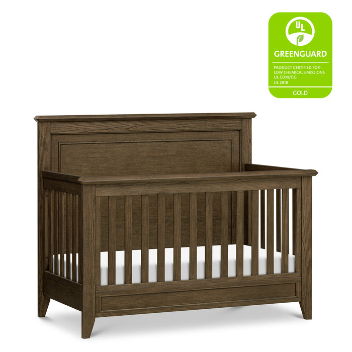 Monogram Barrow Rustic 4-in-1  Convertible Flat Top Crib
