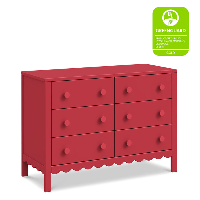 Davinci Sammy Scallop 6-Drawer Dresser