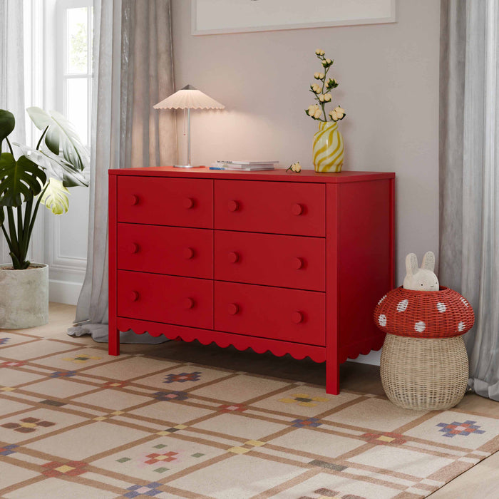 Davinci Sammy Scallop 6-Drawer Dresser