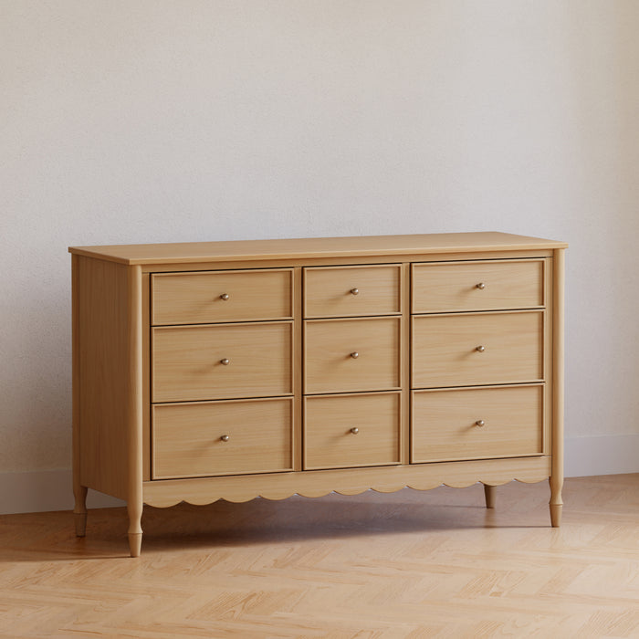 Ambrosia 9-Drawer Assembled Dresser Color: Natural Walnut Ambrosia 9-Drawer Assembled Dresser Color: Natural Walnut
