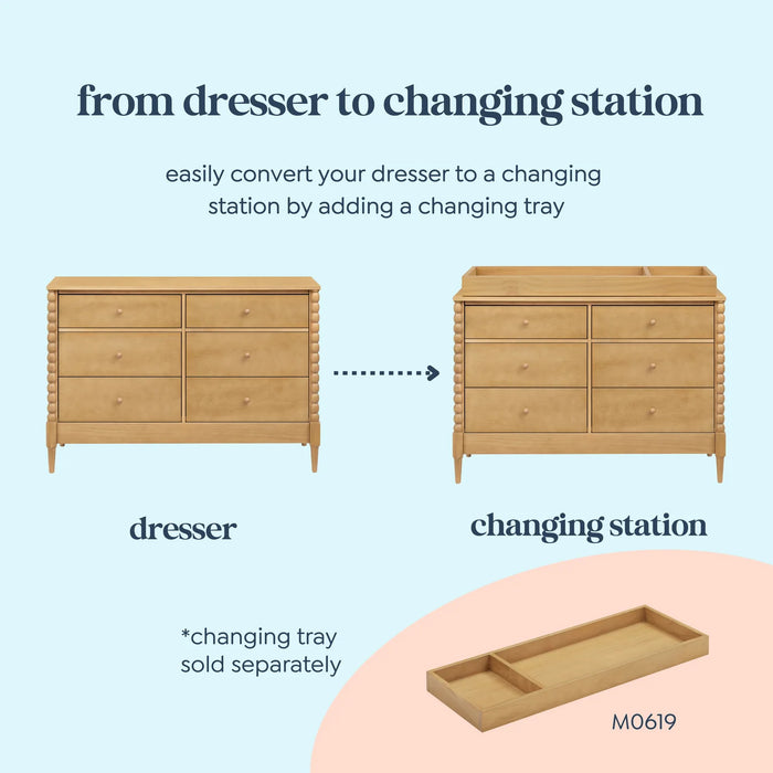 DaVinci Lainey Bobbins 6-Drawer Dresser Preorder September 2026 arrival