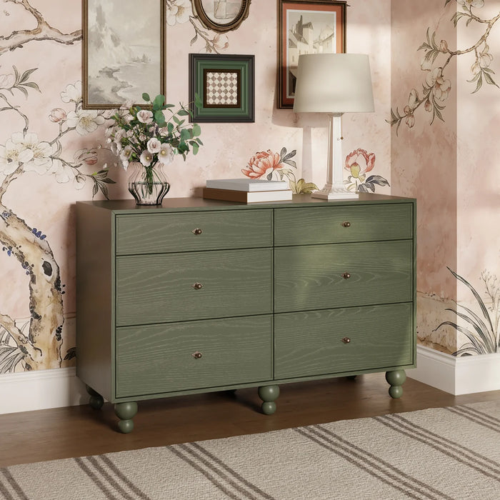 Babyletto Astre 6-Drawer Wide Assembled Dresser (54") by Nate Berkus