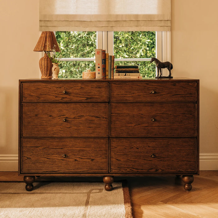 Babyletto Astre 6-Drawer Wide Assembled Dresser (54") by Nate Berkus